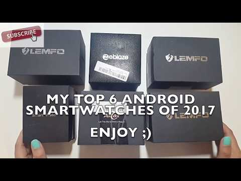 2018 BEST ANDROID SMART WATCHES | inc. LEMFO | Review & Comparison Chart | SIM | TOP BATTERY