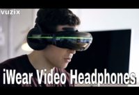 Vuzix iWear Video Headphones 2018 | Wearable Display for Mobile Entertainment | Gaming, VR & More