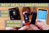 BEST of the Newest 2020 Full Feature ECG Health Smart Bands: Comparing i7E, P11, V19 & Spovan Blade