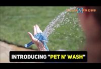 World's First Wearable Pet N' Wash