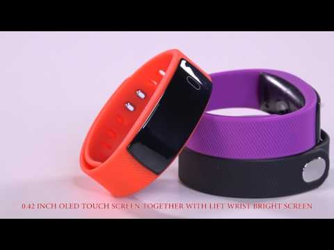 Fitness Tracker Wireless Smart Activity Trackers Wristband Blood Pressure Heart Rate Monitor